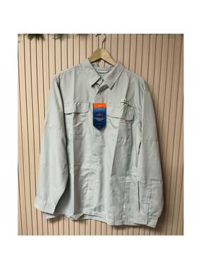 Habit Men's UPF 50+ Long Sleeve Fishing Shirt Size L